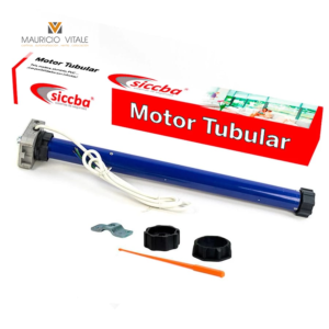 Motor tubular 60 Nm con ayuda manual hasta 120 KG para cortina metálica